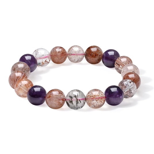 G500P-Natural Gemstone Beaded Bracelet for Women