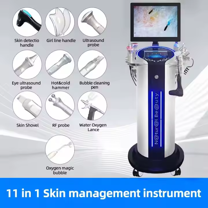 Multifuncional Spa Treatment Systems Beauty China Wholesale Price Aqua Jet Peel Latest 10 in 1 Face Facial Hydra Machine